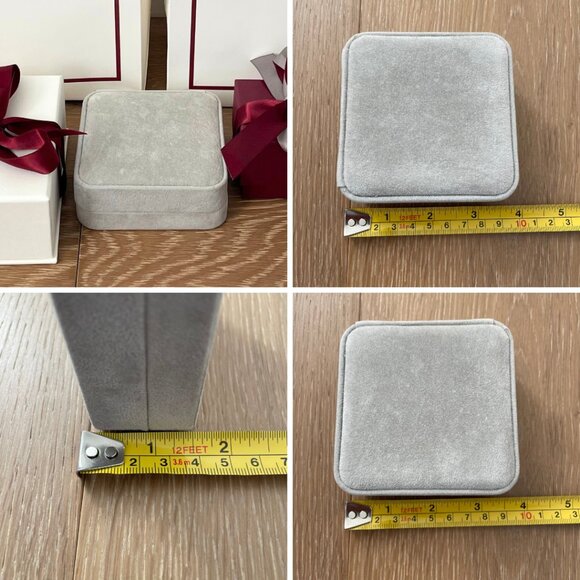 Shane Co Empty Jewelry Gift Box Paper Bags Ribbon Earring Bracelet Ring Cases - Picture 7 of 11